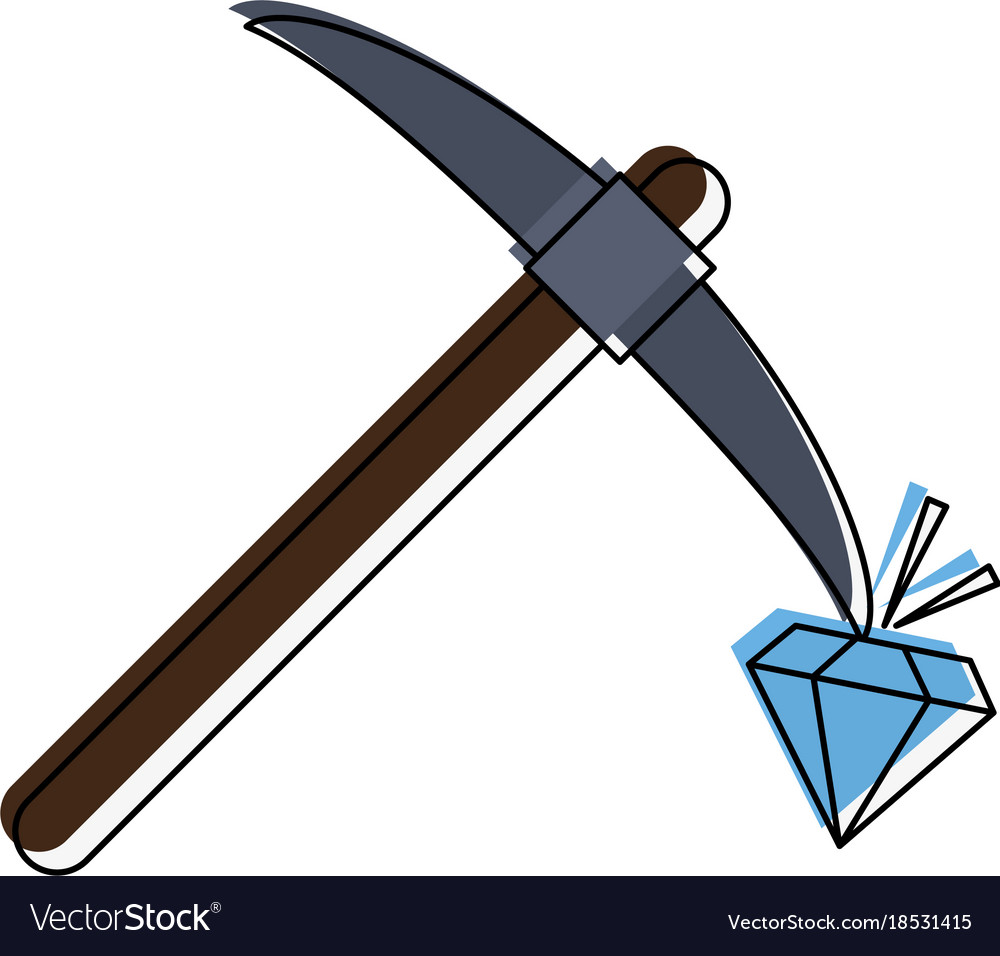 Pick construction tool Royalty Free Vector Image