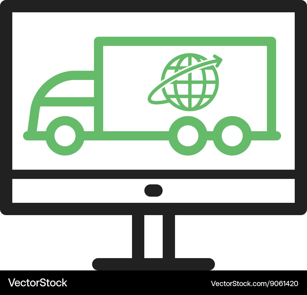 Online logistics Royalty Free Vector Image - VectorStock