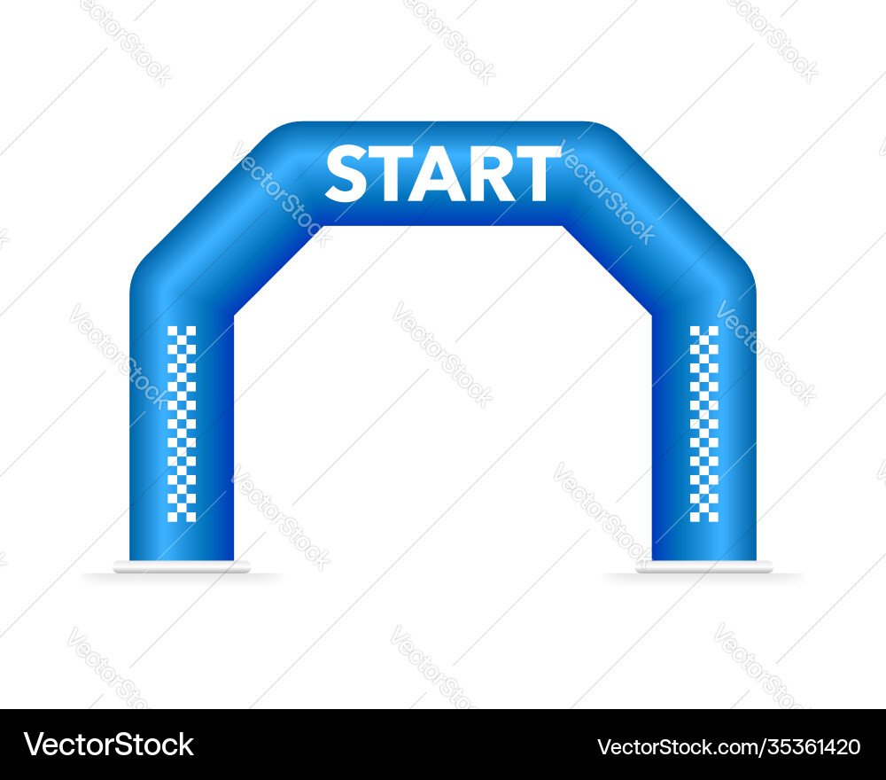 Start finish flag and banner for concept design Vector Image