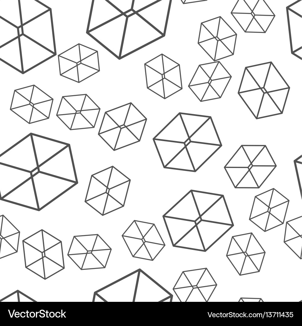 Seamless geometric pattern on the wallpaper Vector Image