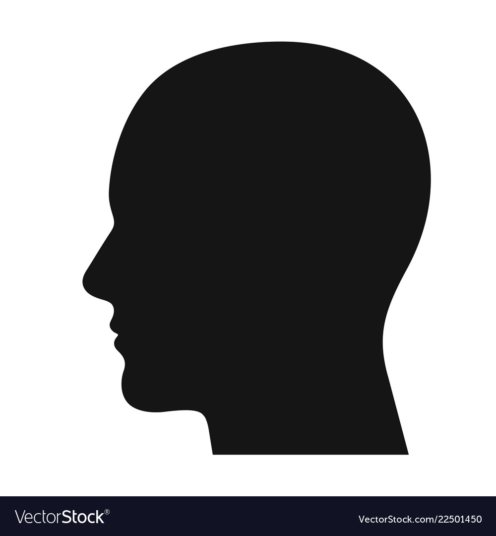 black face silhouette