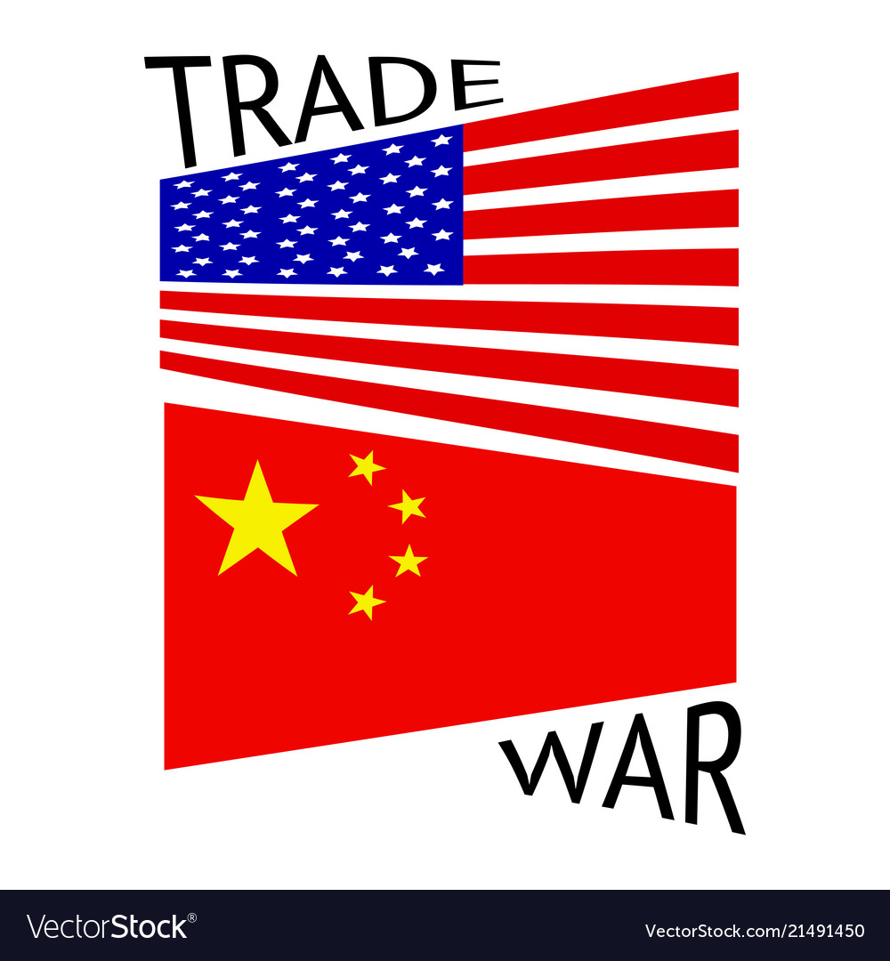Trade War Background Royalty Free Vector Image Trade War Background Royalty Free Vector Image