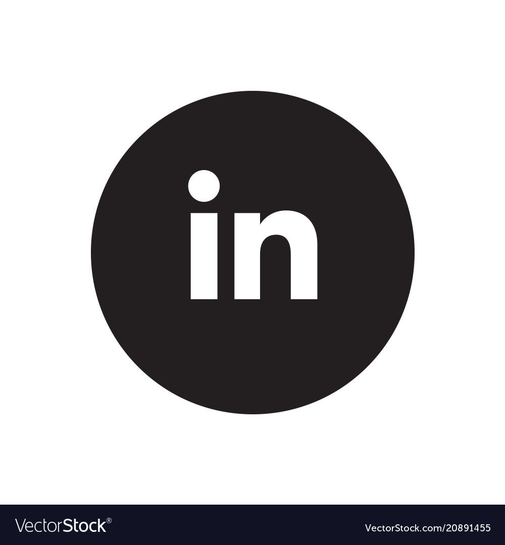 Download Linkedin icon Royalty Free Vector Image - VectorStock