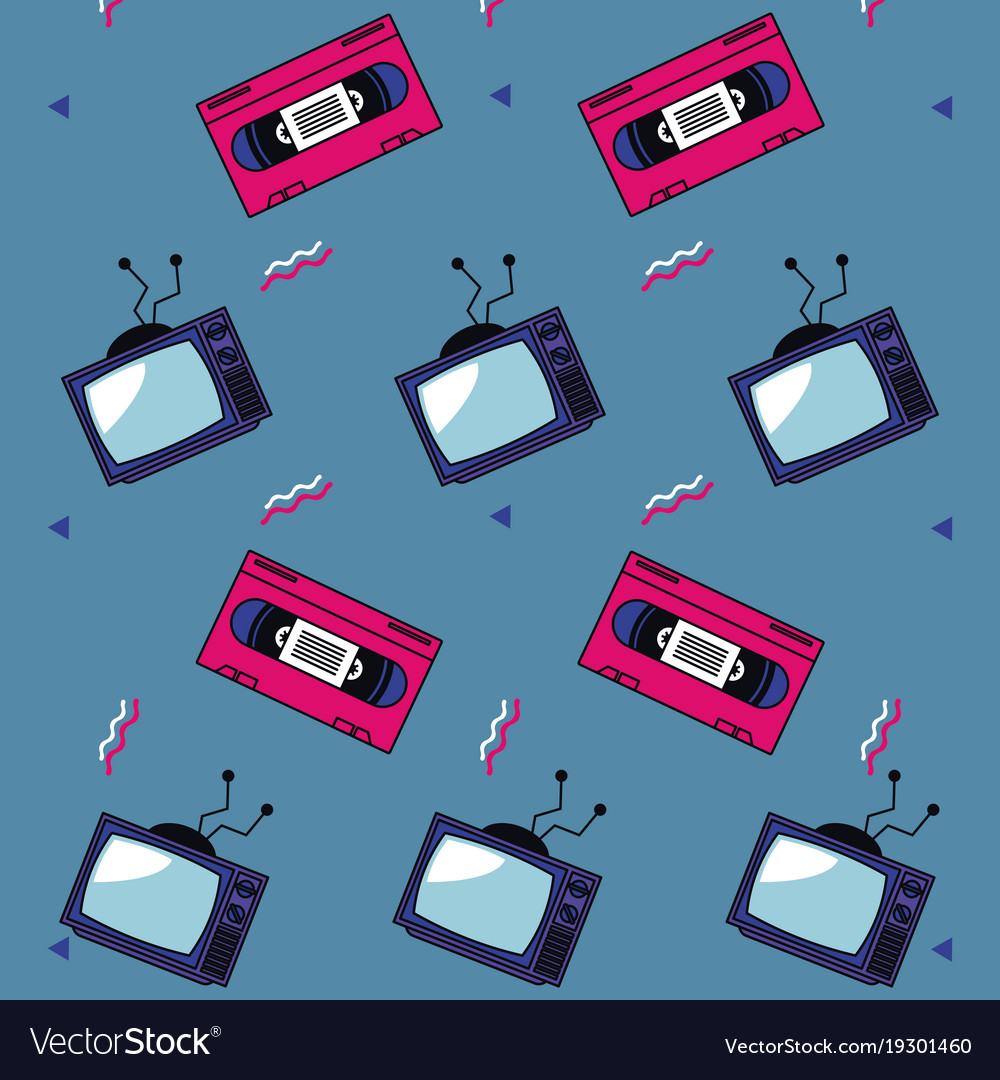 80s background style Royalty Free Vector Image