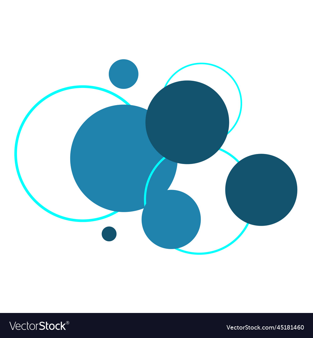 Abstract Circle Pattern Clipart Royalty Free Vector Image