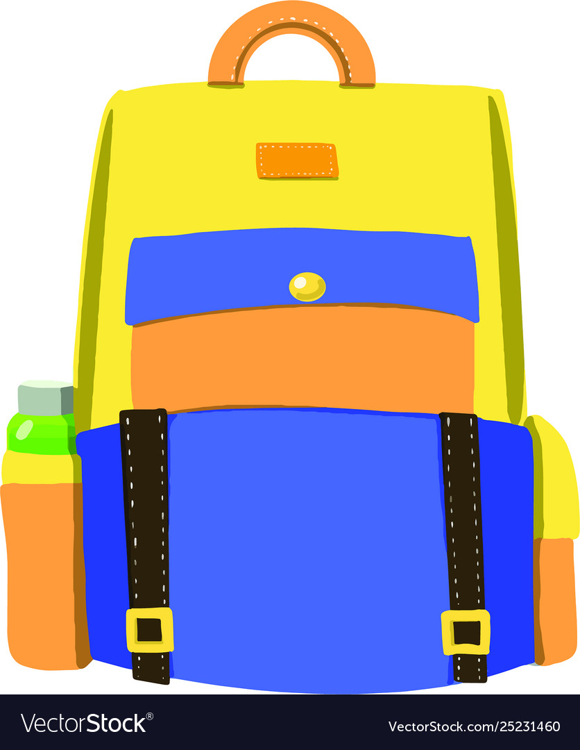 colorful backpack