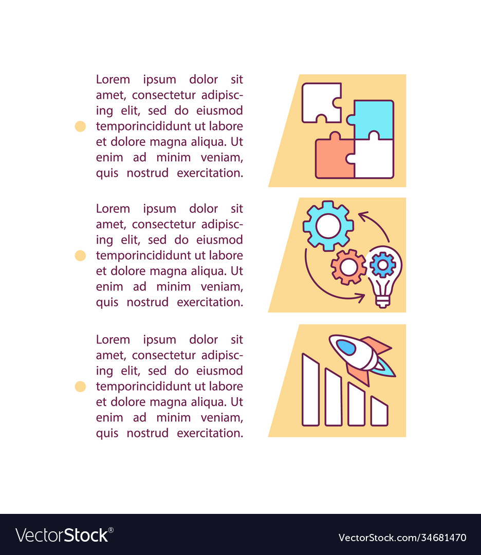 Creative solution concept icon with text Vector Image