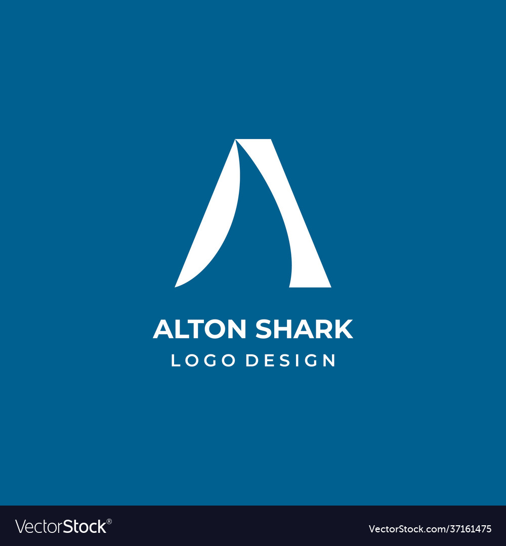 Shark logo vector image Shark logo
