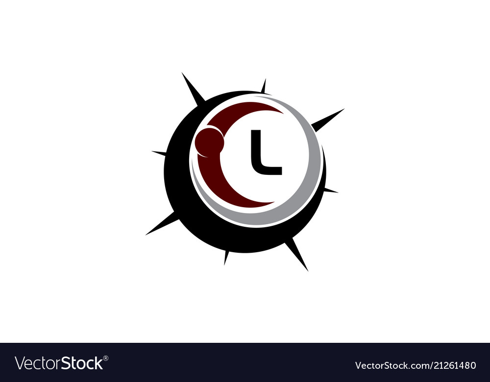 Insights Guide Initial L Logo Design Template Vector Image