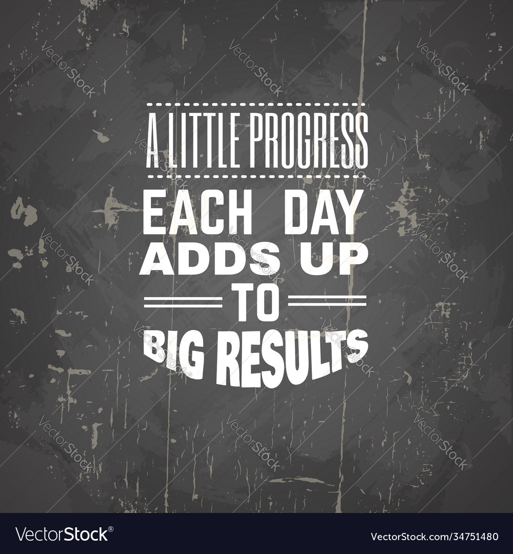 Motivational typographical background about Vector Image