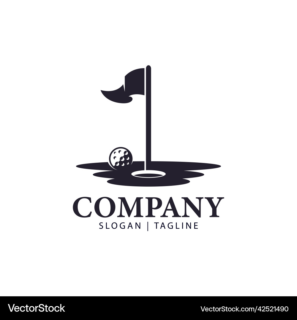 Golf Sign Vector Golf Royalty Free Vector Image - VectorStock