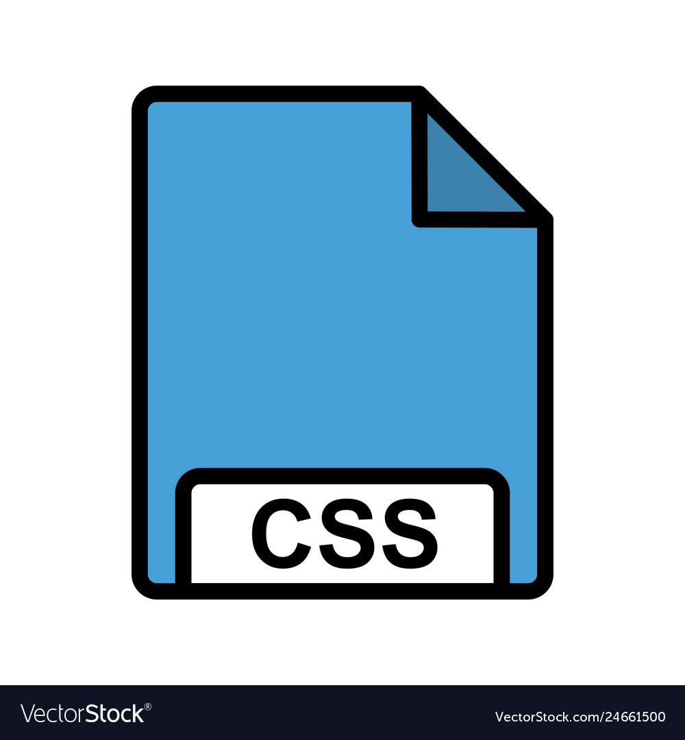 Css icon Royalty Free Vector Image - VectorStock