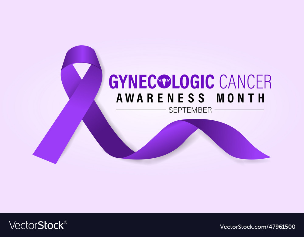 Gynecologic cancer awareness month Royalty Free Vector Image