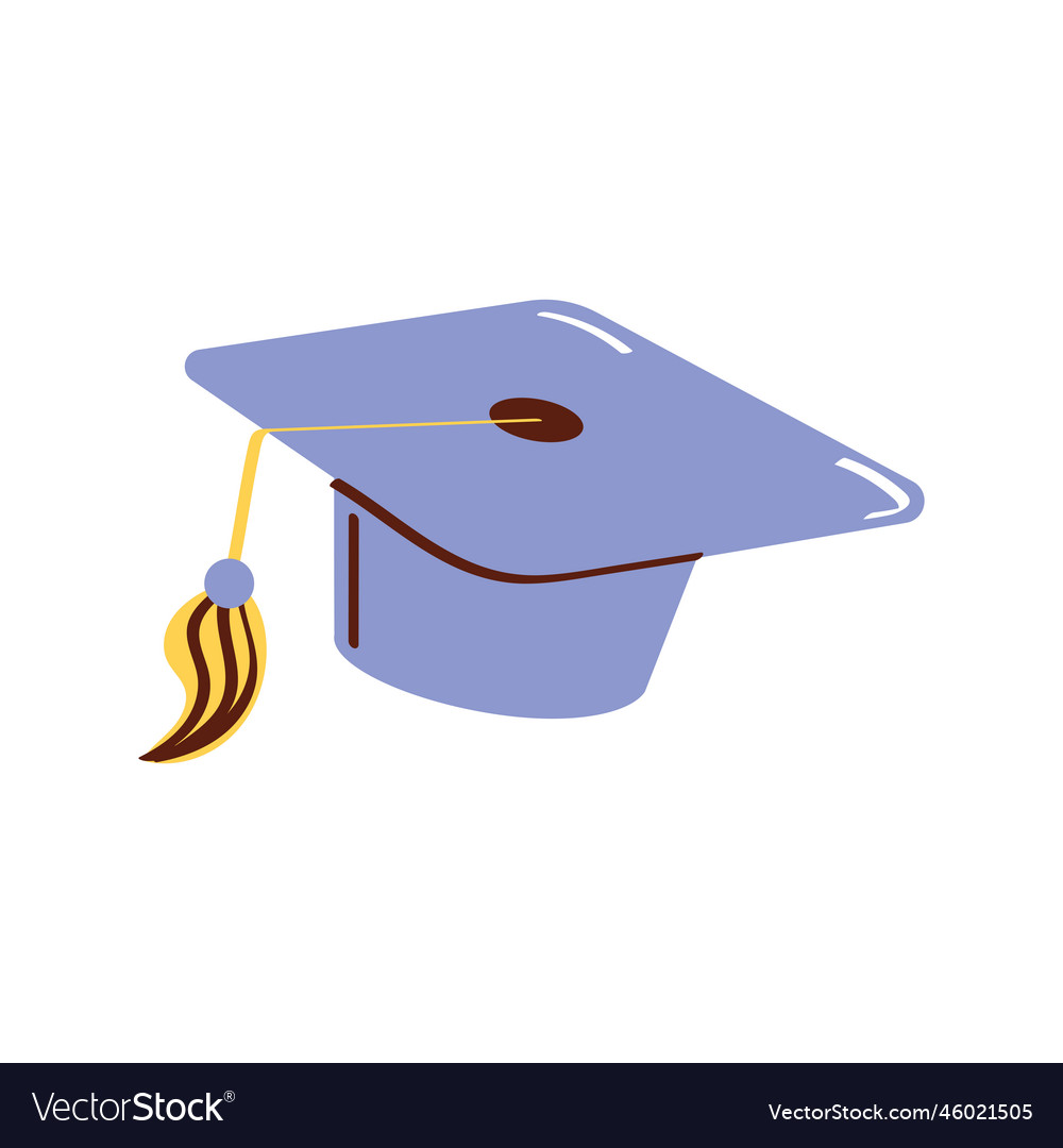 Free Vector  Back to school lettering with graduation cap and doodles