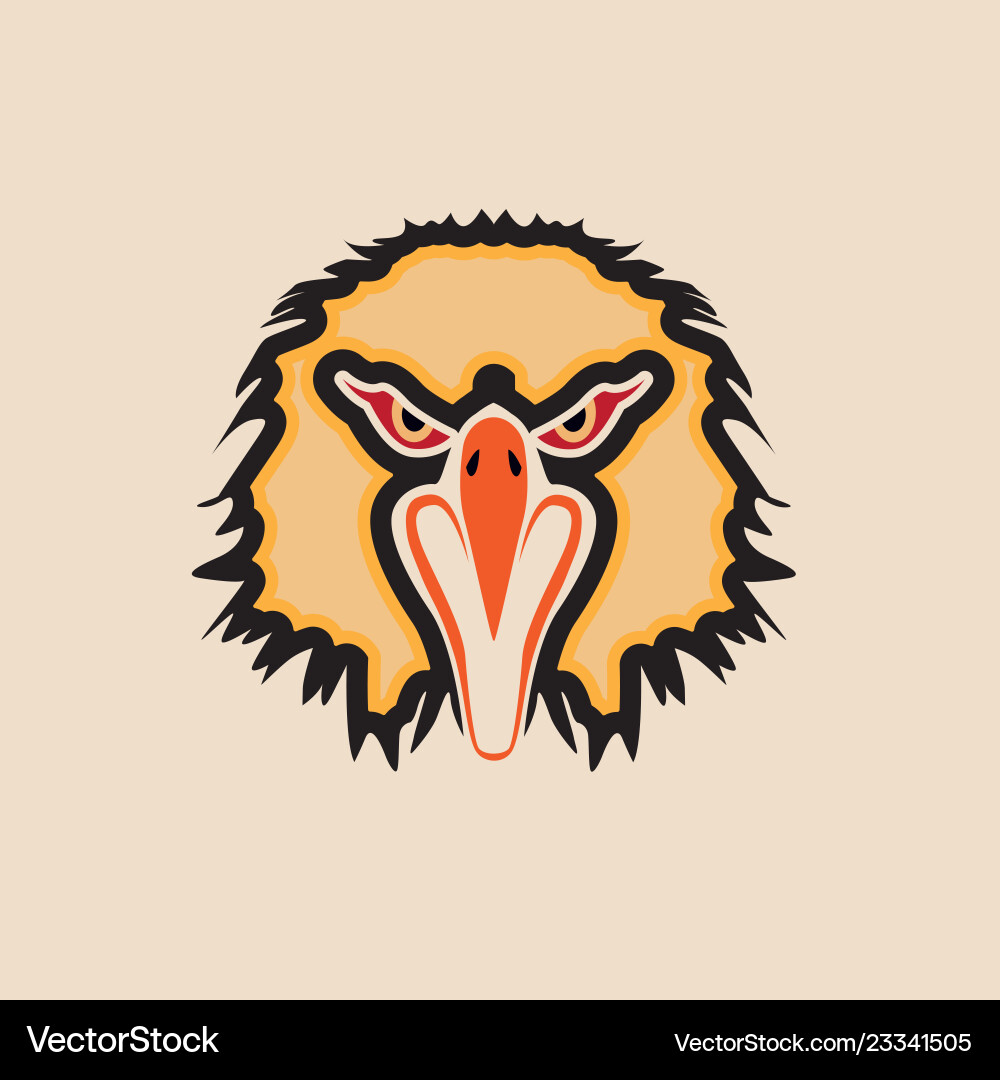 Head eagle Royalty Free Vector Image - VectorStock