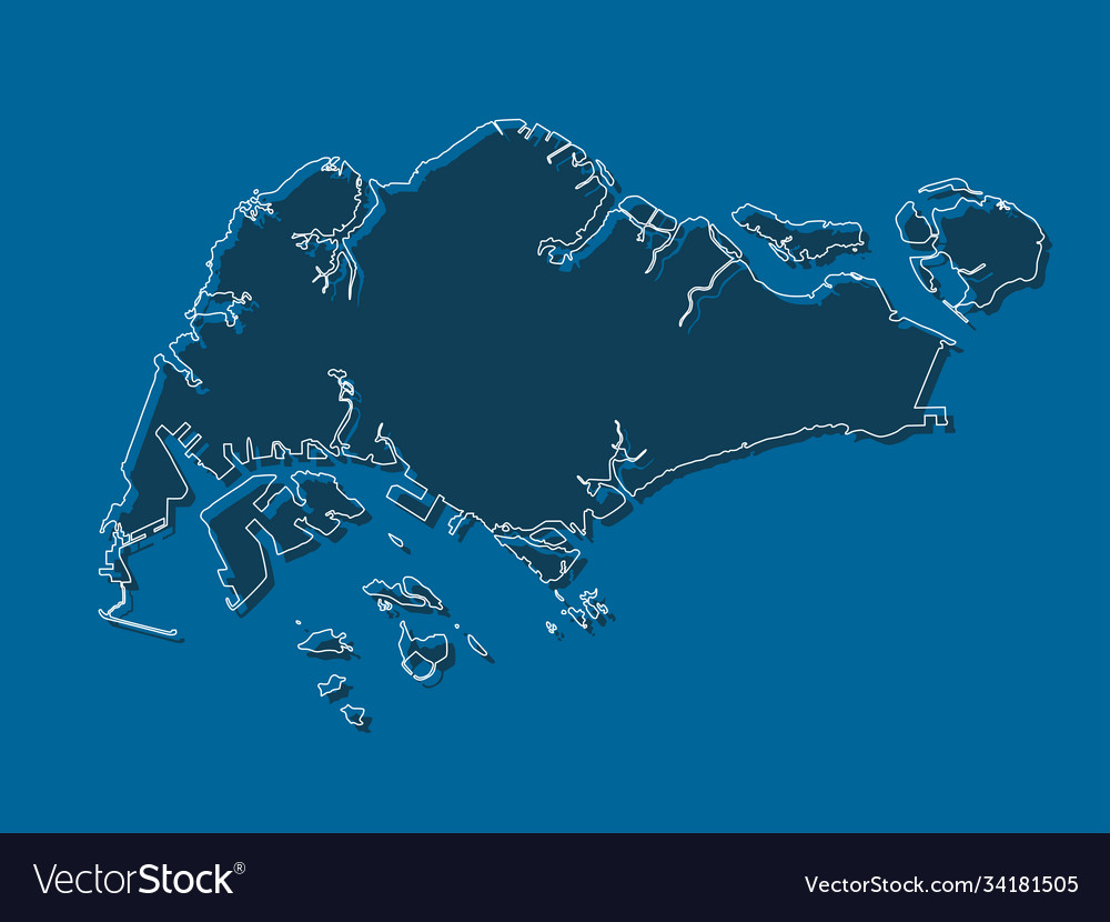 singapore country map