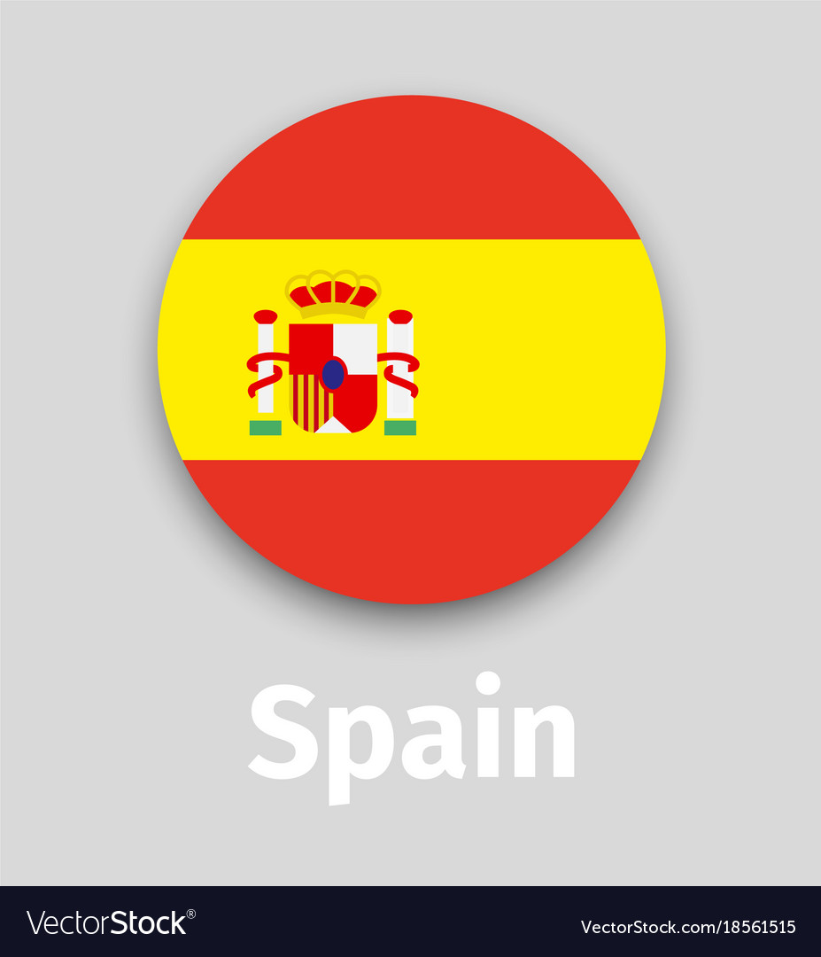 Button Spain Flag Vector Template Design Flag Icons Button Icons Template Icons Png And Vector With Transparent Background For Free Download