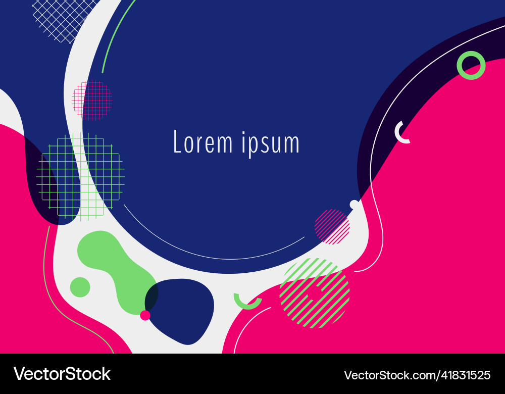 Abstract background liquid dynamic waves Vector Image