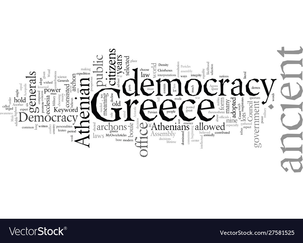 democracy-in-ancient-greece-royalty-free-vector-image