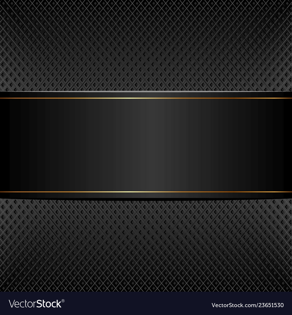 Black textured background with copy space Vector Image