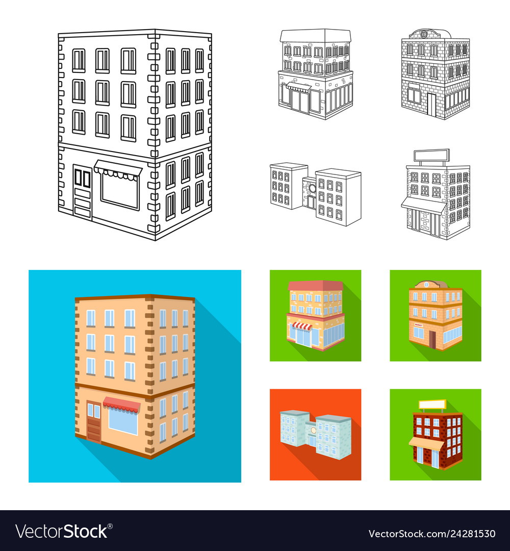 Design of construction and building symbol Vector Image