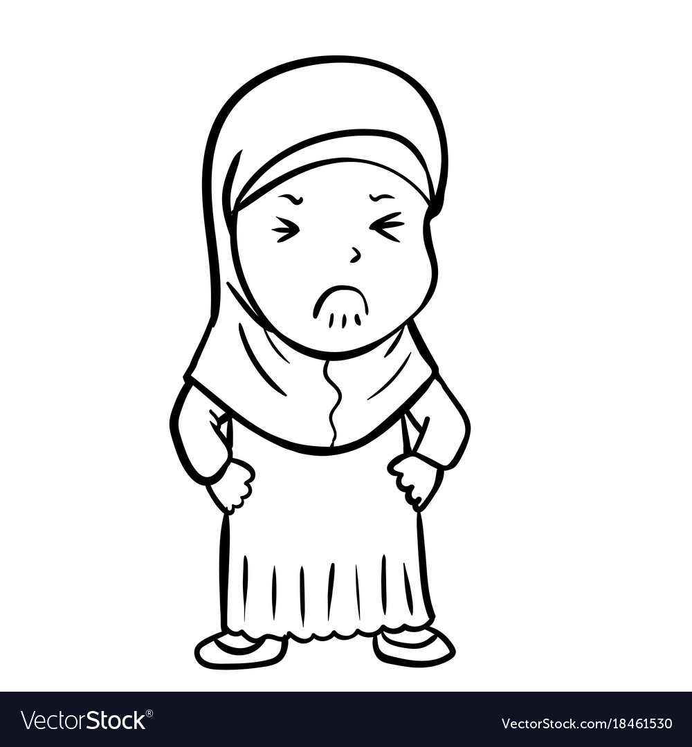 https://cdn1.vectorstock.com/i/1000x1000/15/30/hand-drawing-frustrated-muslim-girl-vector-18461530.jpg