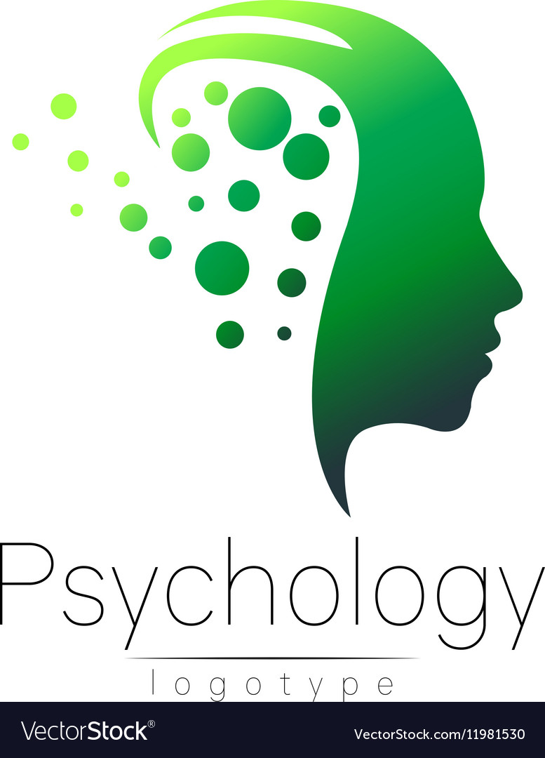 Modern head logo of Psychology Profile Human Vector Image