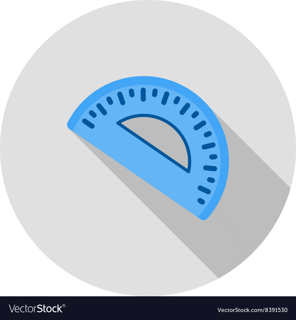 Protractor Royalty Free Vector Image VectorStock