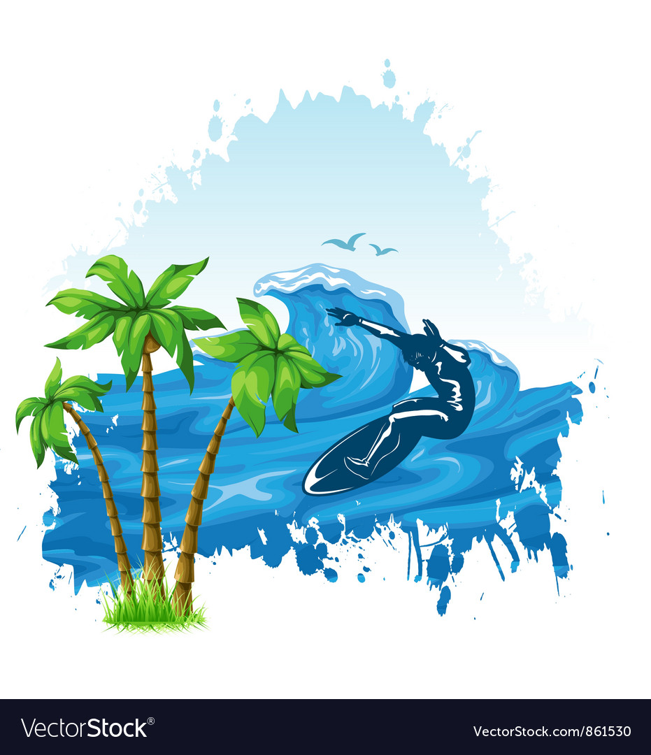 Summer background Royalty Free Vector Image - VectorStock