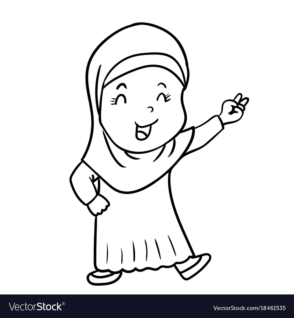 cute muslim girl Art Board Print for Sale by muslim-ah