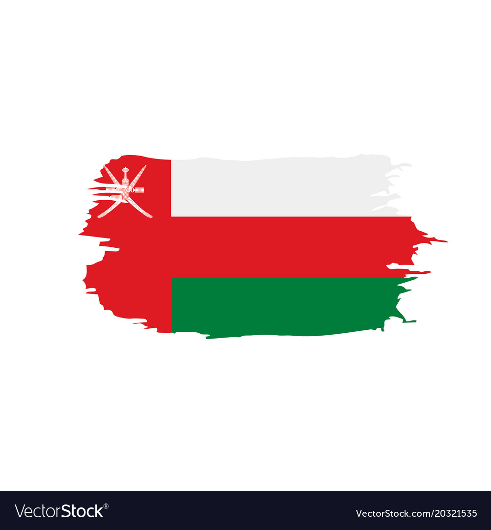 Oman Flag Royalty Free Vector Image - Vectorstock