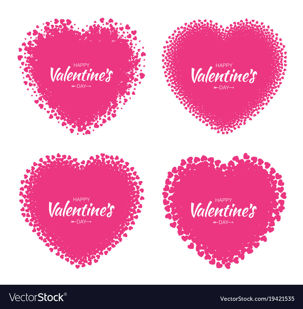 Valentines day card design Royalty Free Vector Image