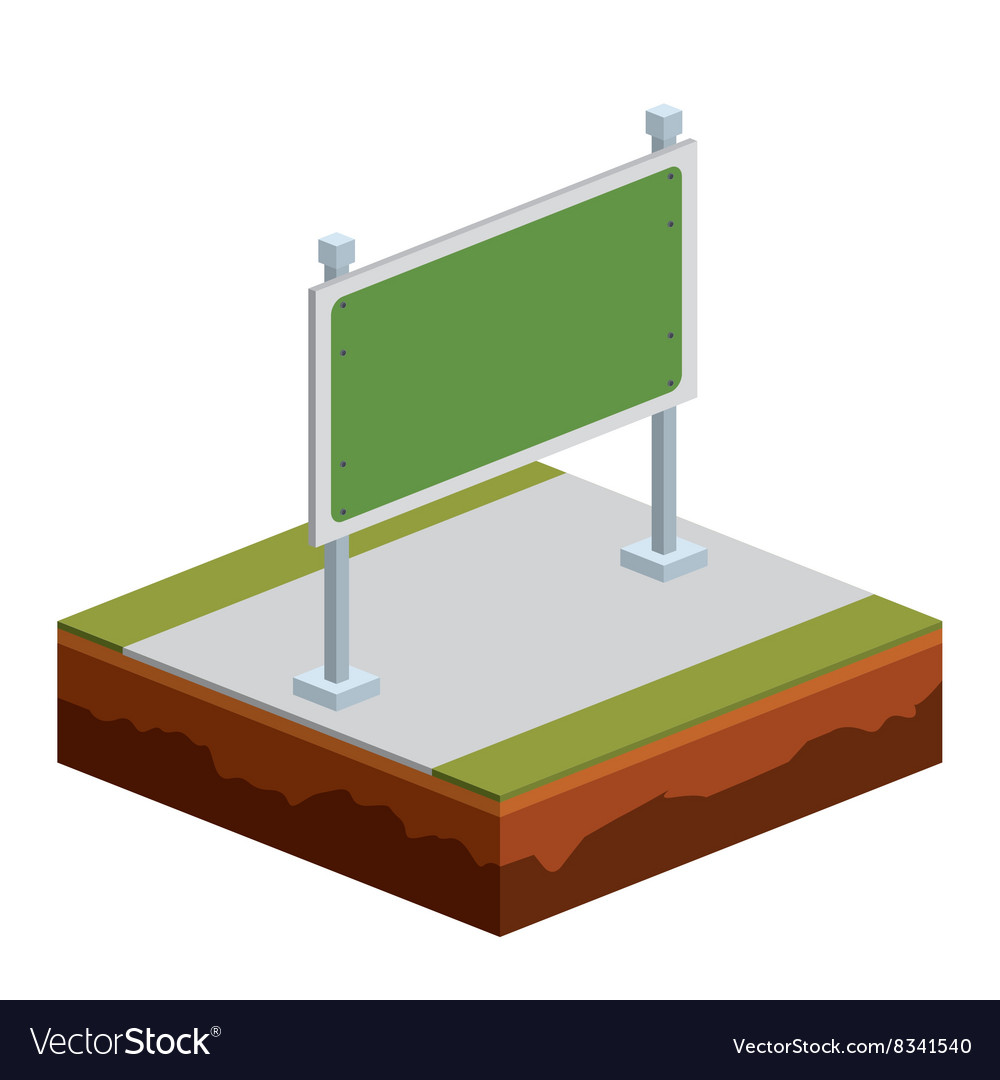 Isometrics signal design Royalty Free Vector Image