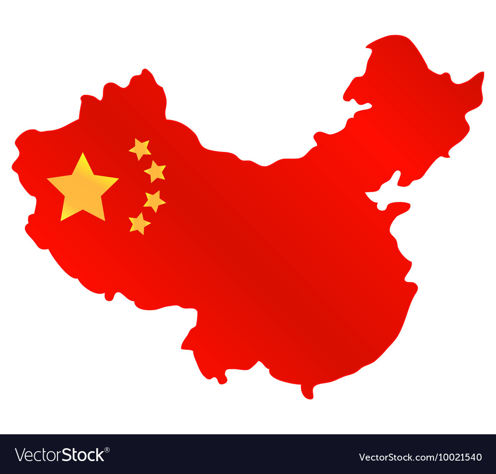 Map of china Royalty Free Vector Image - VectorStock