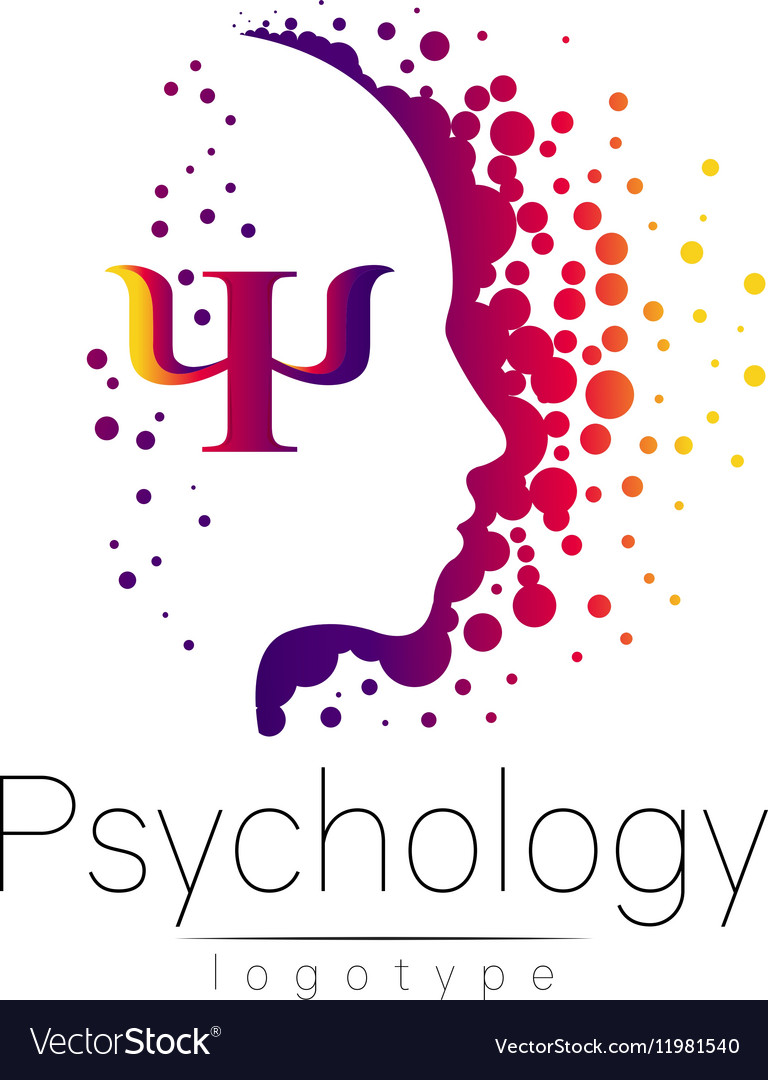 Modern head logo of Psychology Profile Human Vector Image