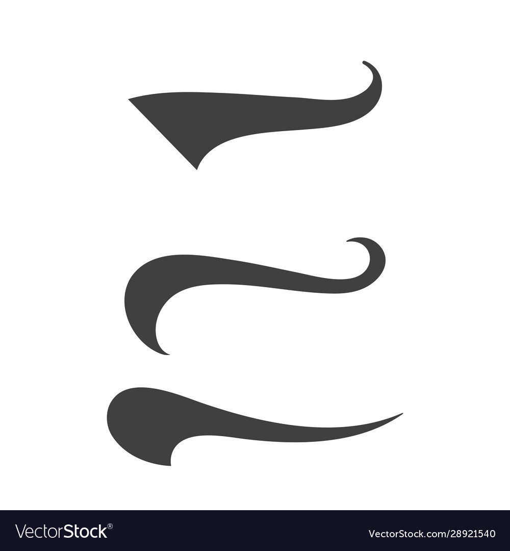 Swoosh And Swash Text Tails Vector Set Font Tail Swirls Typography Elements  For Decoration Stock Illustration - Download Image Now - iStock