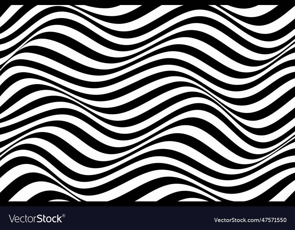 Abstract black and white horizontal