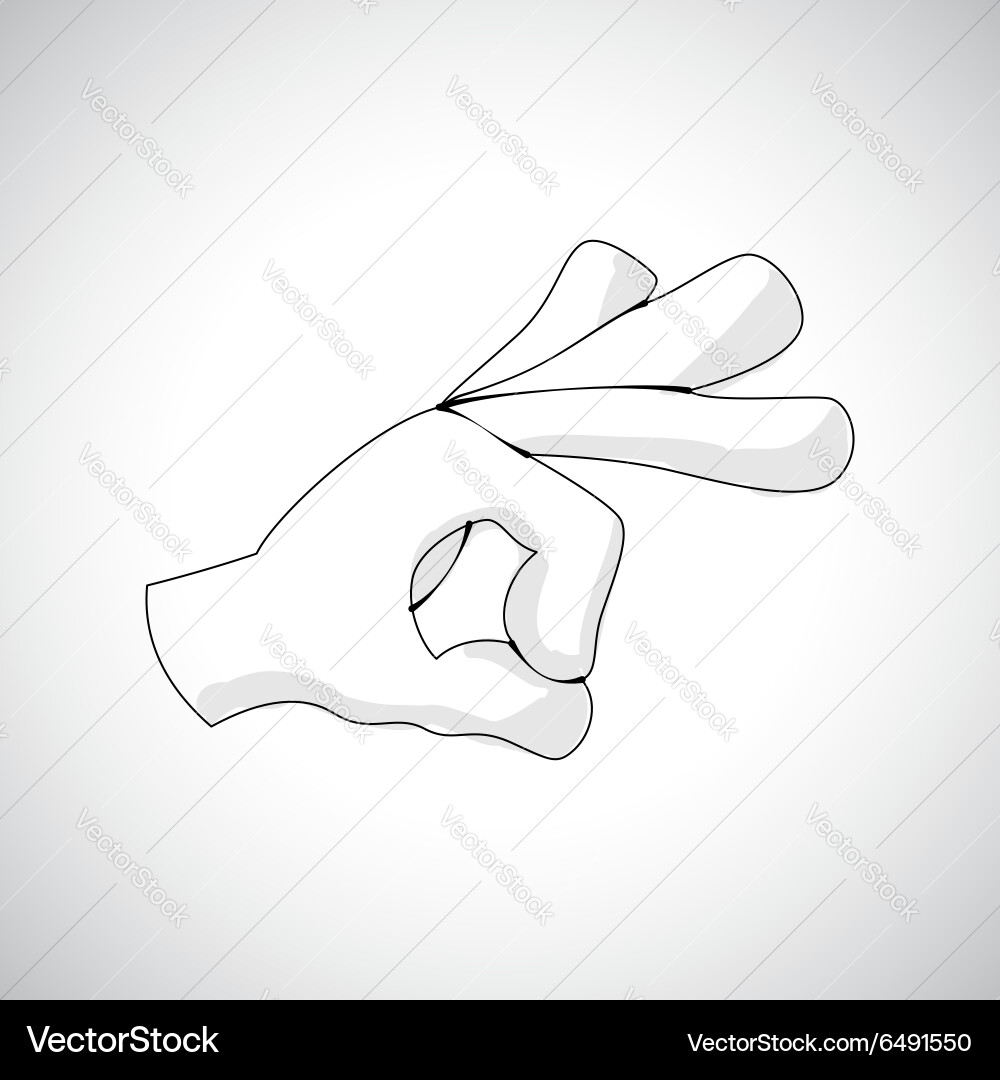 Comics hand icon Royalty Free Vector Image - VectorStock