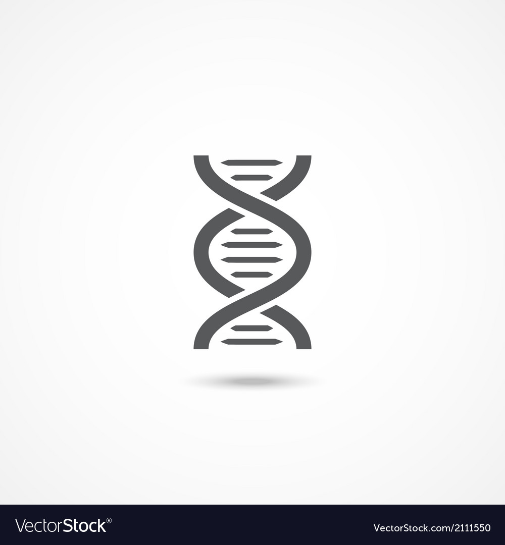 Dna icon Royalty Free Vector Image - VectorStock