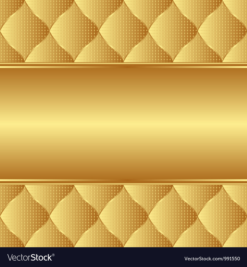 Golden background Royalty Free Vector Image - VectorStock