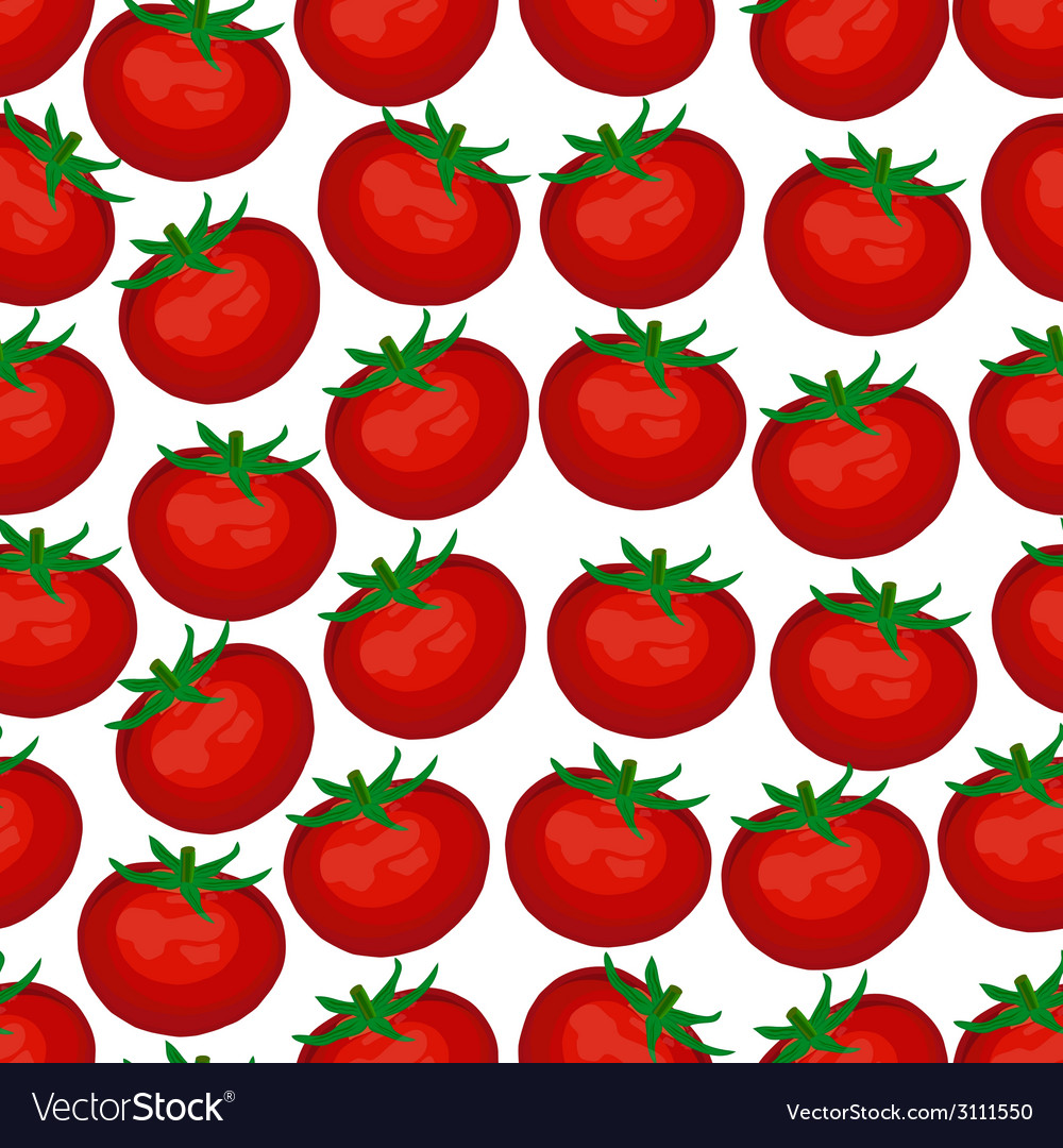 Seamless background of red ripe tomatoes