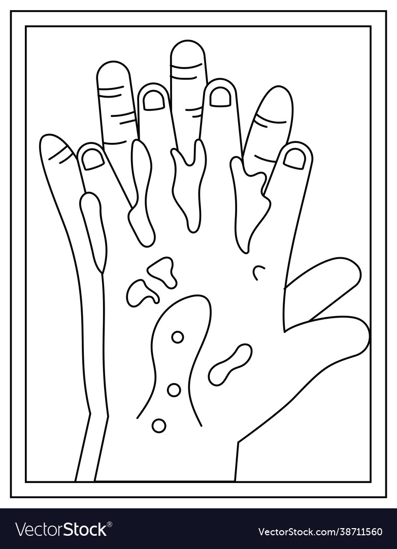 Wash hands template