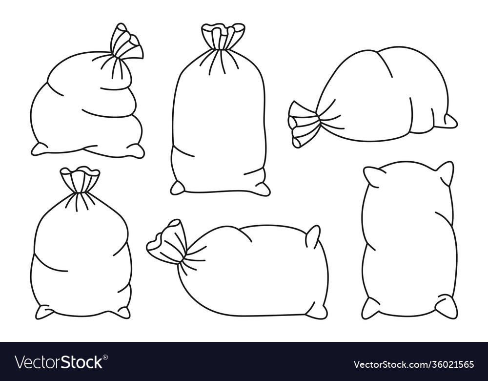 Black discount burlap sack