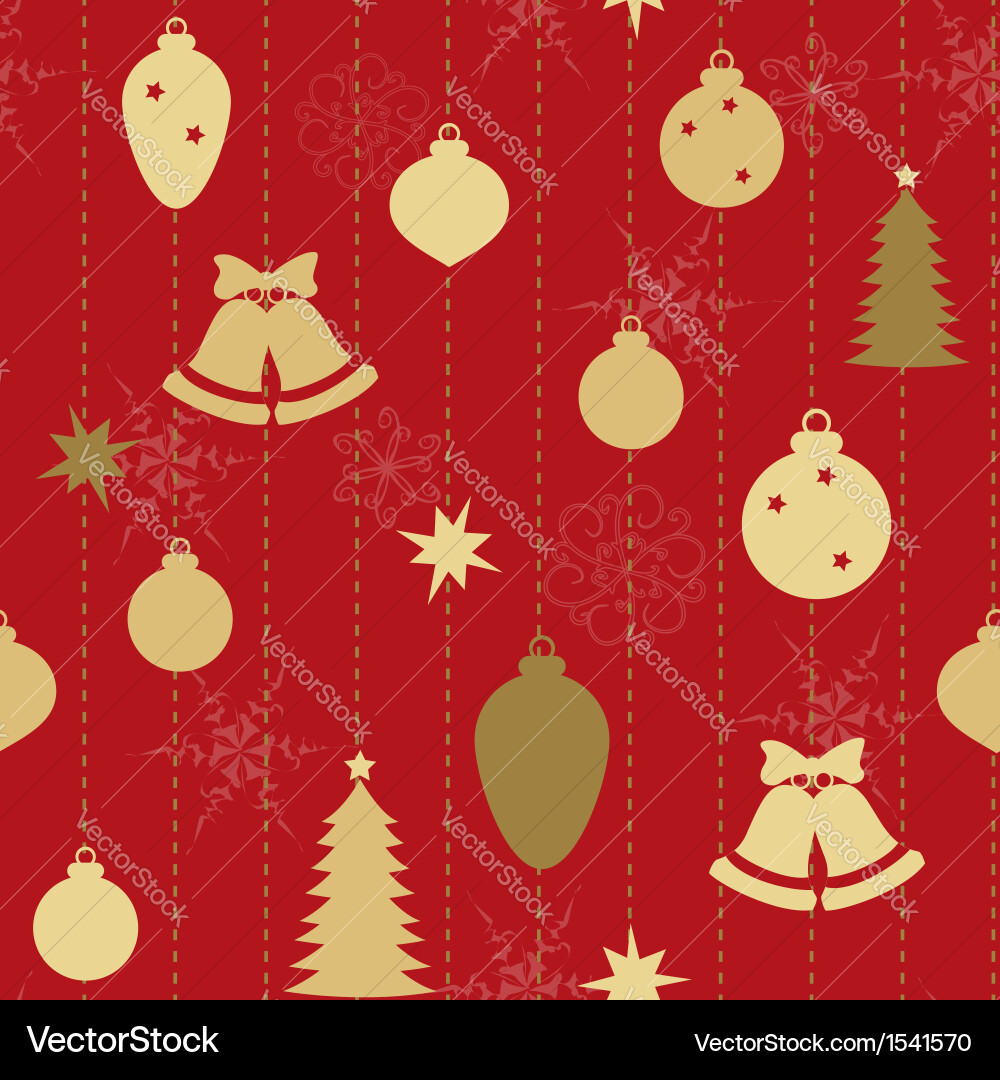 Christmas seamless pattern Royalty Free Vector Image