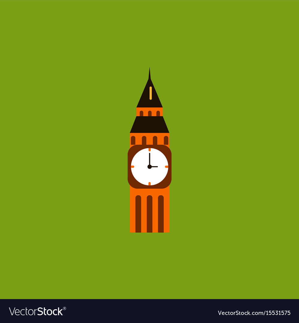 Big ben monument of london Royalty Free Vector Image