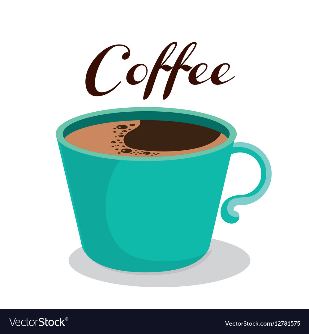 Delicious coffee drink icon Royalty Free Vector Image