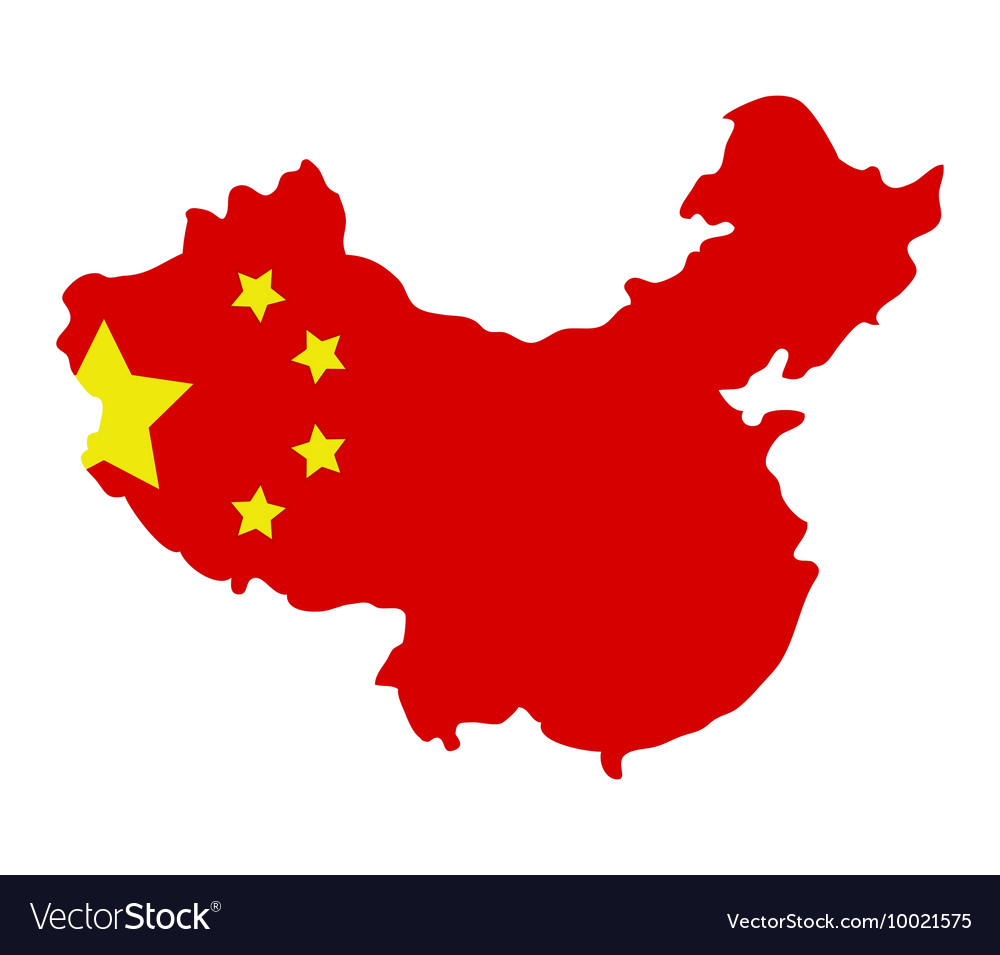 Map of china Royalty Free Vector Image - VectorStock