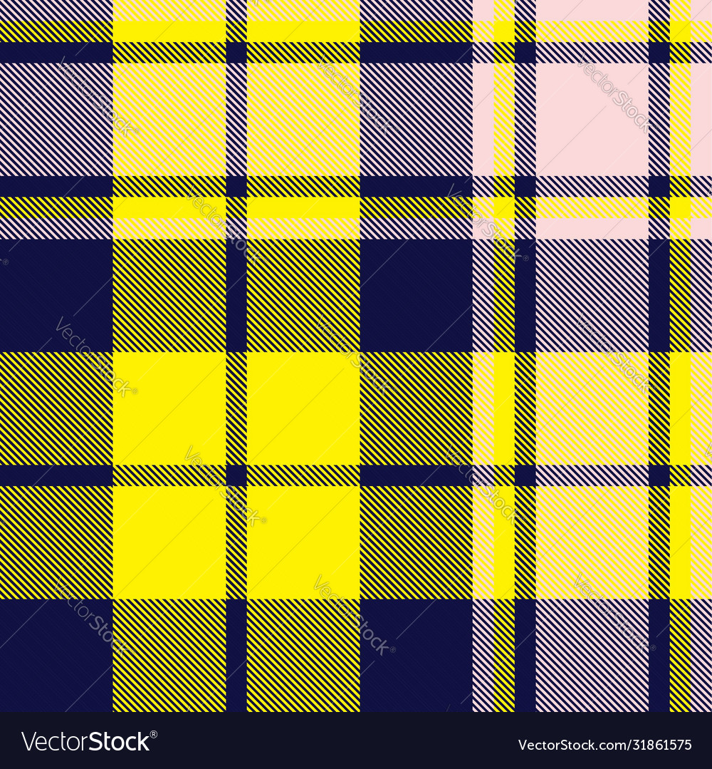 Pink plaid tartan checkered seamless pattern Vector Image