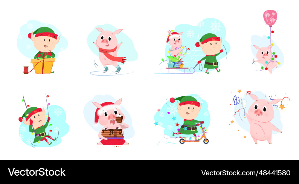 Papoose Bright Elves 6pc main image 1