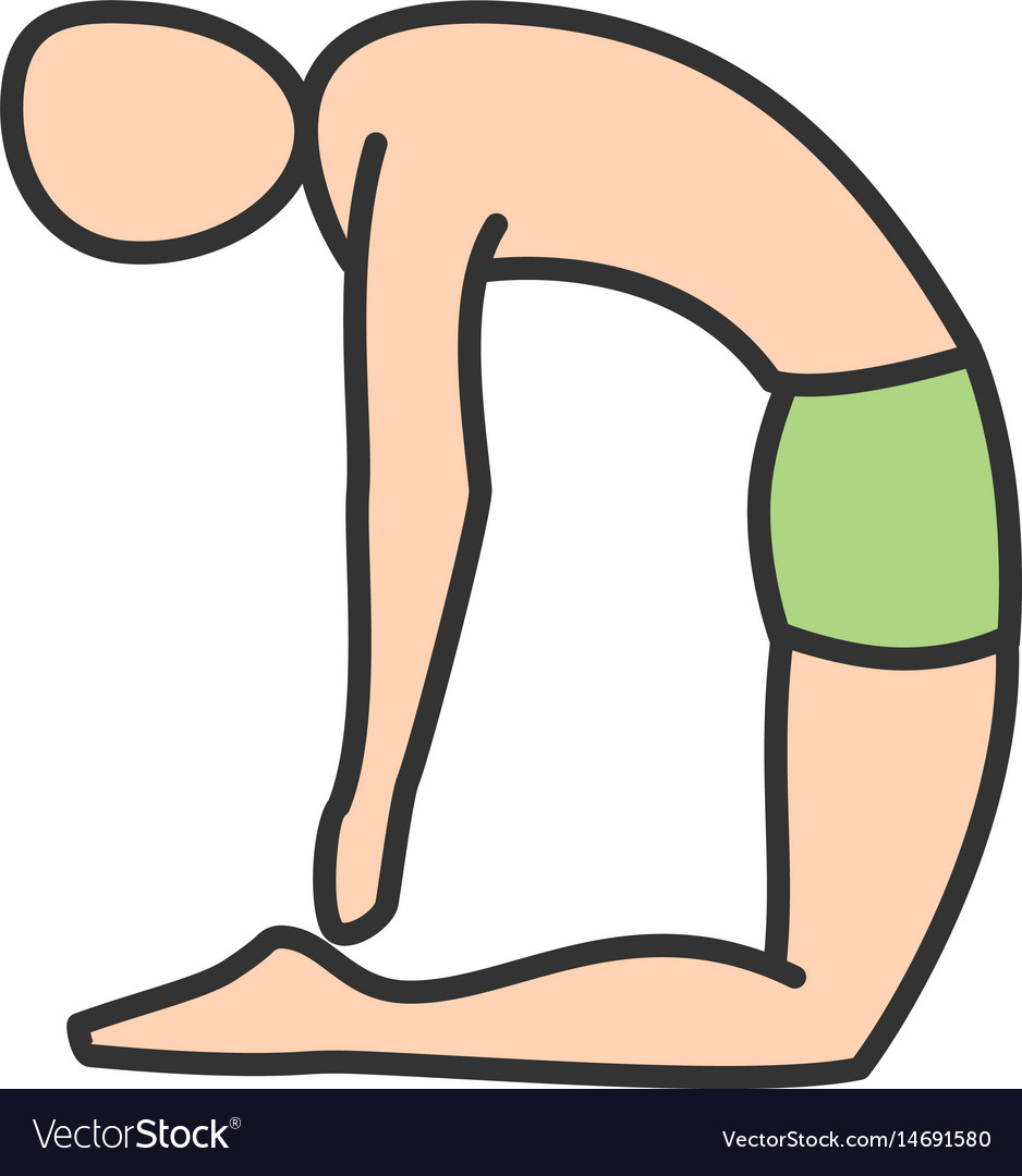 Camel Pose I Royalty Free Vector Image Vectorstock Camel Pose I Royalty Free Vector Image Vectorstock